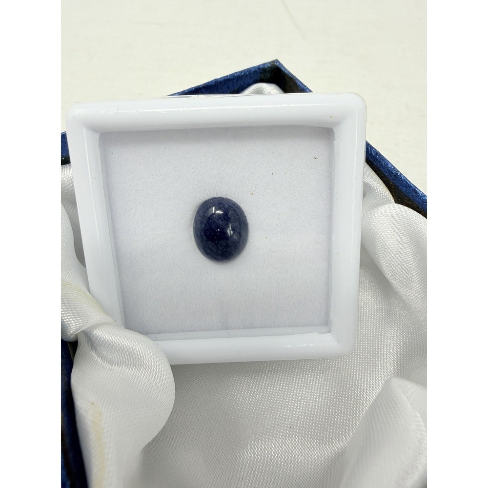Shop LC Dark Blue Aventurine Oval Shaped Loose Gemstone for Jewelry Making 5679